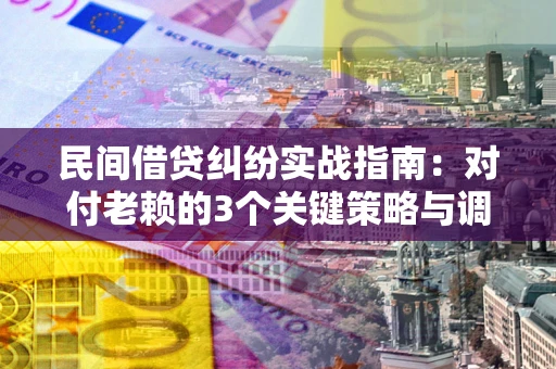 北京民间借贷纠纷实战指南：对付老赖的3个关键策略与调解盲区解析