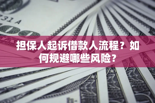 北京担保人起诉借款人流程？如何规避哪些风险？