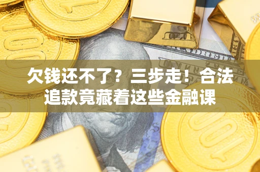 北京欠钱还不了？三步走！合法追款竟藏着这些金融课